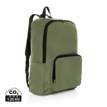 Logo trade corporate gift photo of: Dillon AWARE™ RPET foldable classic backpack