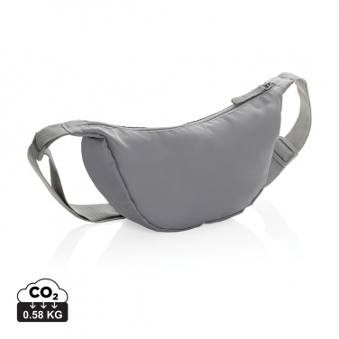 Logo trade business gift photo of: Crescent AWARE™ RPET half moon sling bag