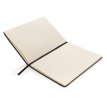 Logo trade advertising products picture of: Deluxe A5 Notebook with phone pocket