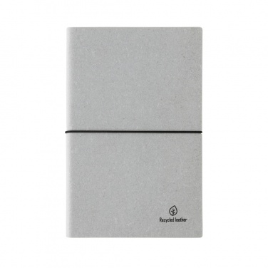 Logo trade corporate gift photo of: A5 recycled leather notebook