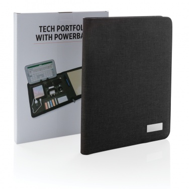 Logo trade promotional product photo of: Tech portfolio with powerbank