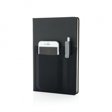 Logotrade advertising product picture of: A5 Deluxe notebook with smart pockets