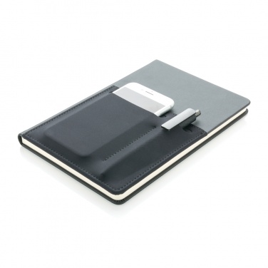 Logotrade promotional giveaway picture of: A5 Deluxe notebook with smart pockets