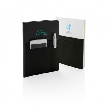 Logotrade promotional items photo of: A5 Deluxe notebook with smart pockets