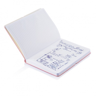 Logo trade corporate gifts image of: Deluxe softcover A5 notebook