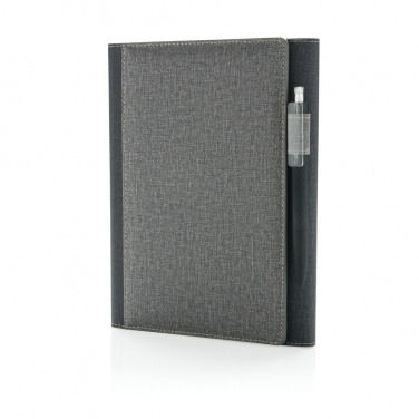 Logo trade promotional merchandise image of: A5 Deluxe design notebook cover