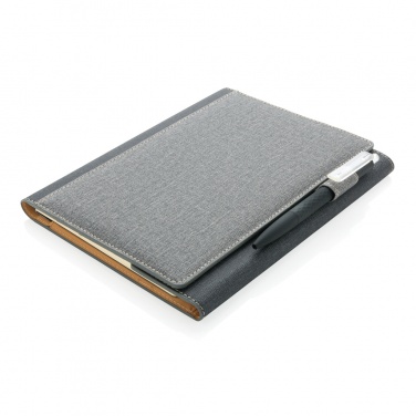 Logo trade promotional gifts picture of: A5 Deluxe design notebook cover