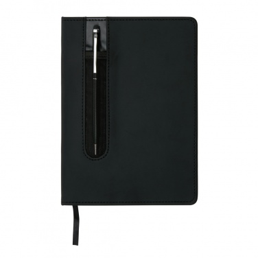 Logo trade promotional gifts picture of: Standard hardcover PU A5 notebook with stylus pen