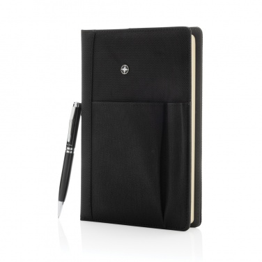 Logotrade corporate gift picture of: Refillable notebook and pen set