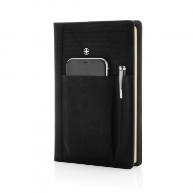 Logo trade promotional items picture of: Refillable notebook and pen set