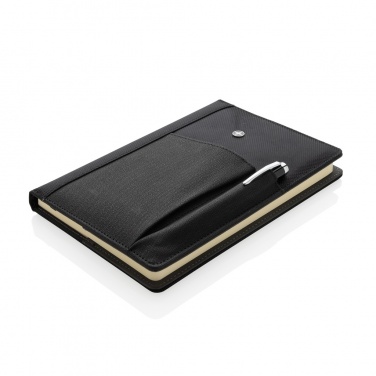 Logotrade promotional item image of: Refillable notebook and pen set