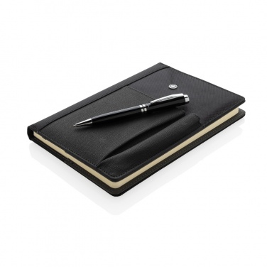 Logo trade corporate gift photo of: Refillable notebook and pen set