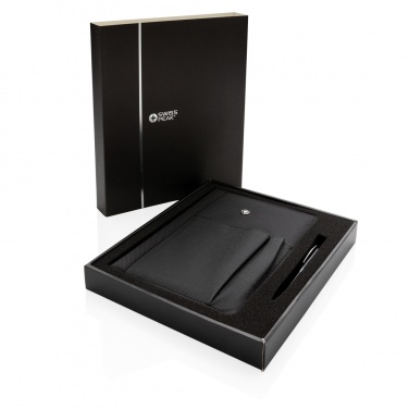 Logotrade promotional item picture of: Refillable notebook and pen set