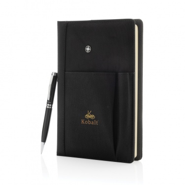 Logotrade promotional merchandise picture of: Refillable notebook and pen set