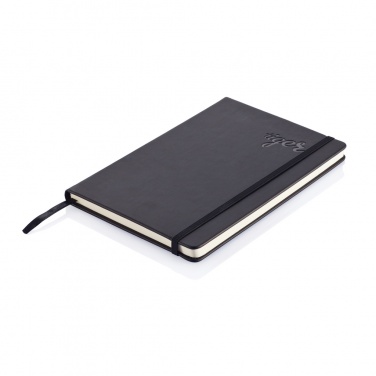 Logotrade promotional item picture of: Deluxe hardcover PU A5 notebook