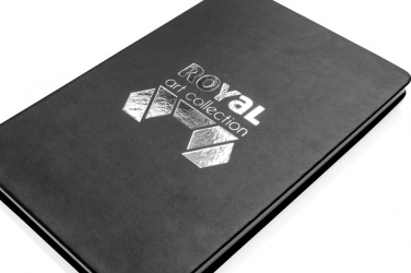 Logo trade corporate gifts picture of: Deluxe hardcover PU A5 notebook