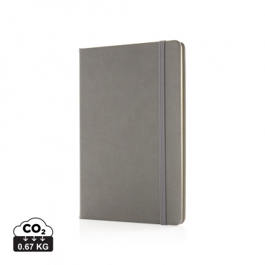 Logo trade advertising products image of: Deluxe hardcover PU A5 notebook