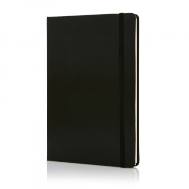 Logo trade promotional items image of: Deluxe hardcover A5 notebook