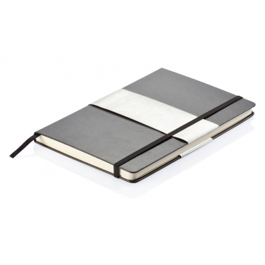 Logo trade promotional items picture of: Deluxe hardcover A5 notebook