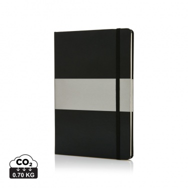 Logo trade business gift photo of: Deluxe hardcover A5 notebook