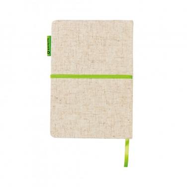 Logotrade advertising product picture of: A5 jute notebook