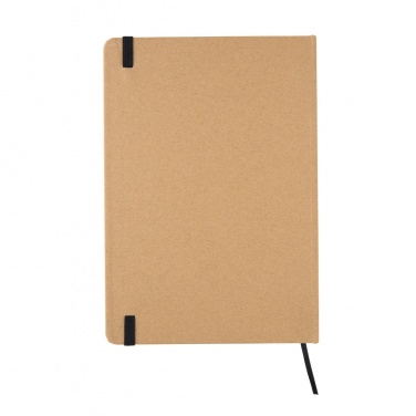 Logo trade business gifts image of: A5 kraft notebook