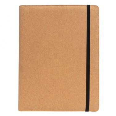 Logotrade promotional merchandise image of: Deluxe cork portfolio A4 with pen