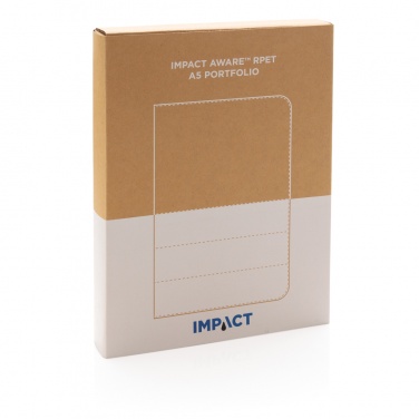 Logo trade corporate gift photo of: Impact AWARE™ RPET A5 notebook