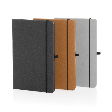 Logotrade promotional item picture of: Recycled leather hardcover notebook A5