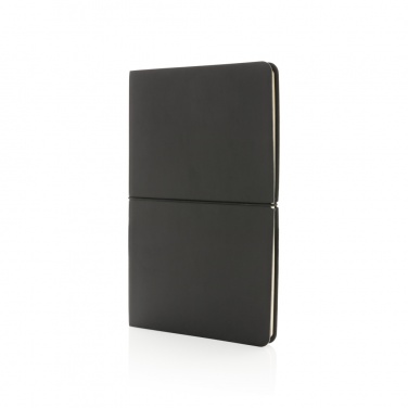 Logo trade advertising products picture of: Modern deluxe softcover A5 notebook