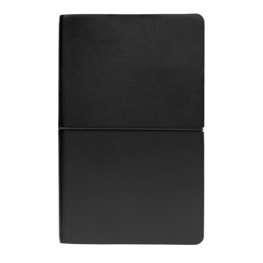 Logo trade promotional products image of: Modern deluxe softcover A5 notebook