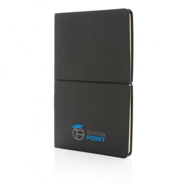 Logo trade business gift photo of: Modern deluxe softcover A5 notebook