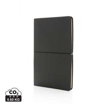 Logo trade promotional gift photo of: Modern deluxe softcover A5 notebook