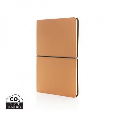 Logo trade promotional gifts picture of: Modern deluxe softcover A5 notebook