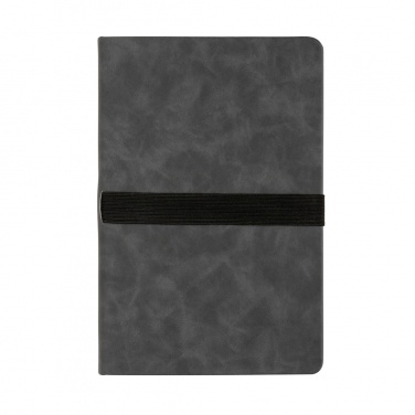 Logotrade promotional merchandise picture of: Deluxe hardcover PU notebook A5 with phone and pen holder