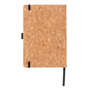 Logo trade promotional merchandise picture of: Cork hardcover notebook A5