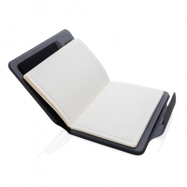 Logo trade promotional gifts image of: Artic Magnetic 10W wireless charging A5 notebook