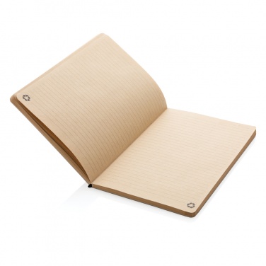 Logo trade promotional gift photo of: A5 cork & kraft notebook