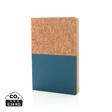 Logotrade promotional merchandise picture of: A5 cork & kraft notebook