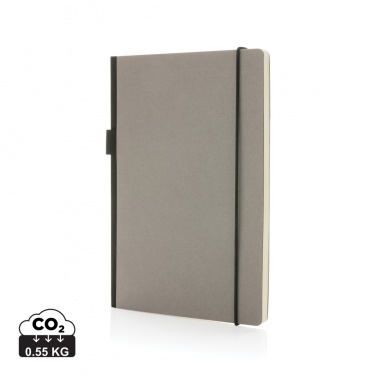 Logo trade advertising product photo of: A5 deluxe kraft hardcover notebook