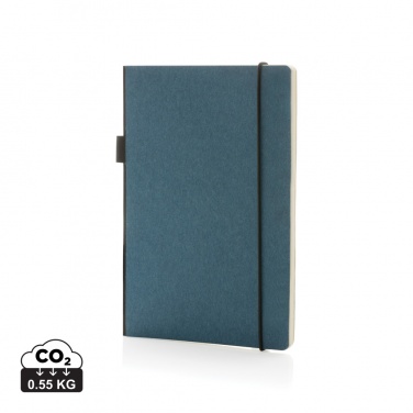 Logo trade promotional gifts picture of: A5 deluxe kraft hardcover notebook