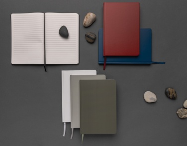 Logo trade promotional merchandise photo of: A5 Impact stone paper hardcover notebook