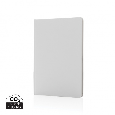 Logo trade promotional giveaways picture of: A5 Impact stone paper hardcover notebook