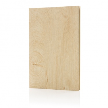 Logotrade promotional gift image of: Kavana wood print A5 notebook