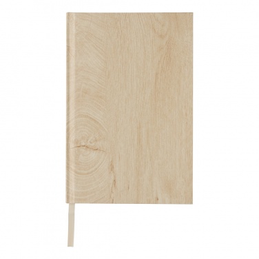 Logotrade promotional merchandise image of: Kavana wood print A5 notebook