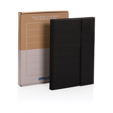 Logotrade promotional gift picture of: Impact Aware™ A5 notebook with magnetic closure