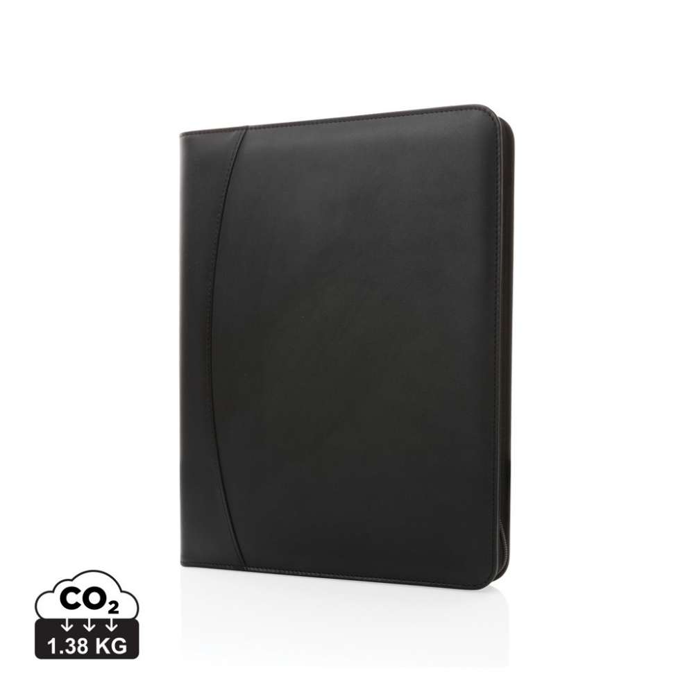 Logotrade promotional giveaway image of: RCS rPU deluxe tech portfolio with zipper