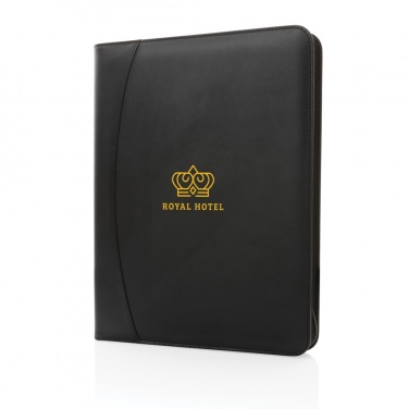 Logotrade promotional giveaway image of: RCS rPU deluxe tech portfolio with zipper