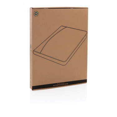 Logo trade promotional merchandise image of: RCS rPU deluxe tech portfolio with zipper