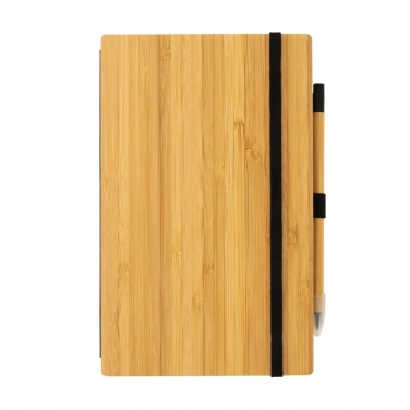 Logotrade promotional giveaway picture of: Bamboo notebook and infinity pencil set